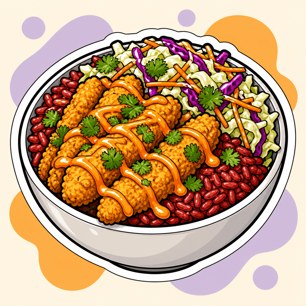 Illustration: Crispy Chicken Carnibowl