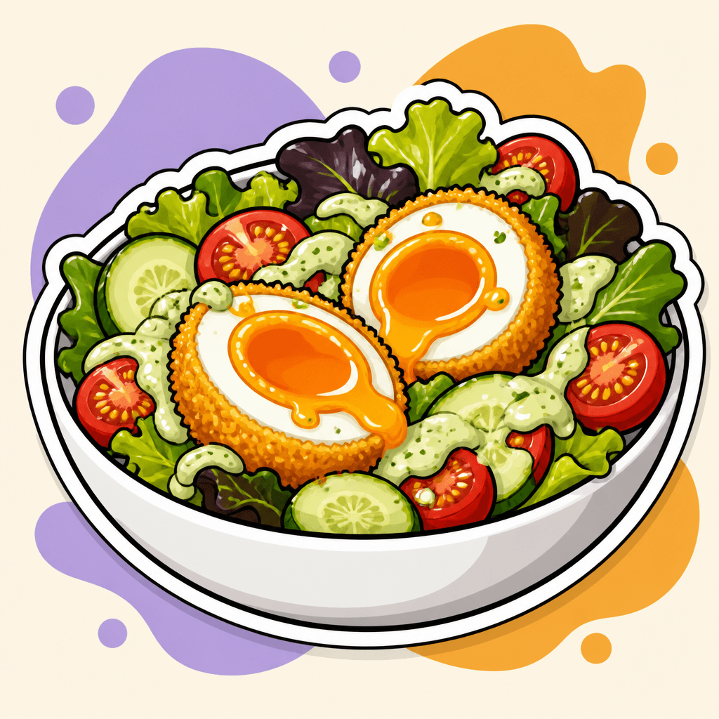 Illustration: Crispy Egg Salad