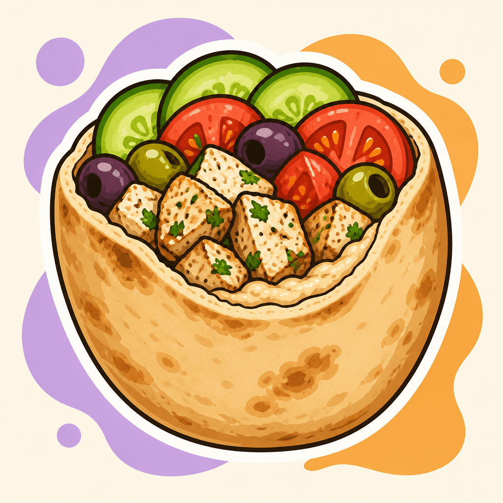 Illustration: Mediterranean Pita Pocket