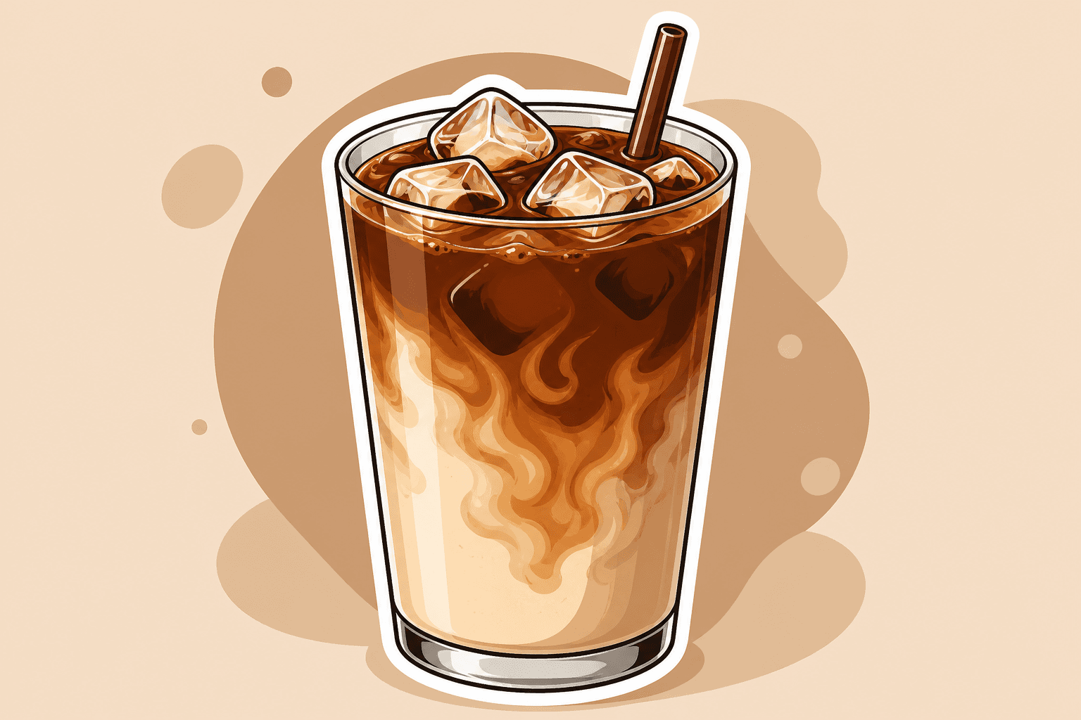 Illustration: Vietnamese Iced Coffee